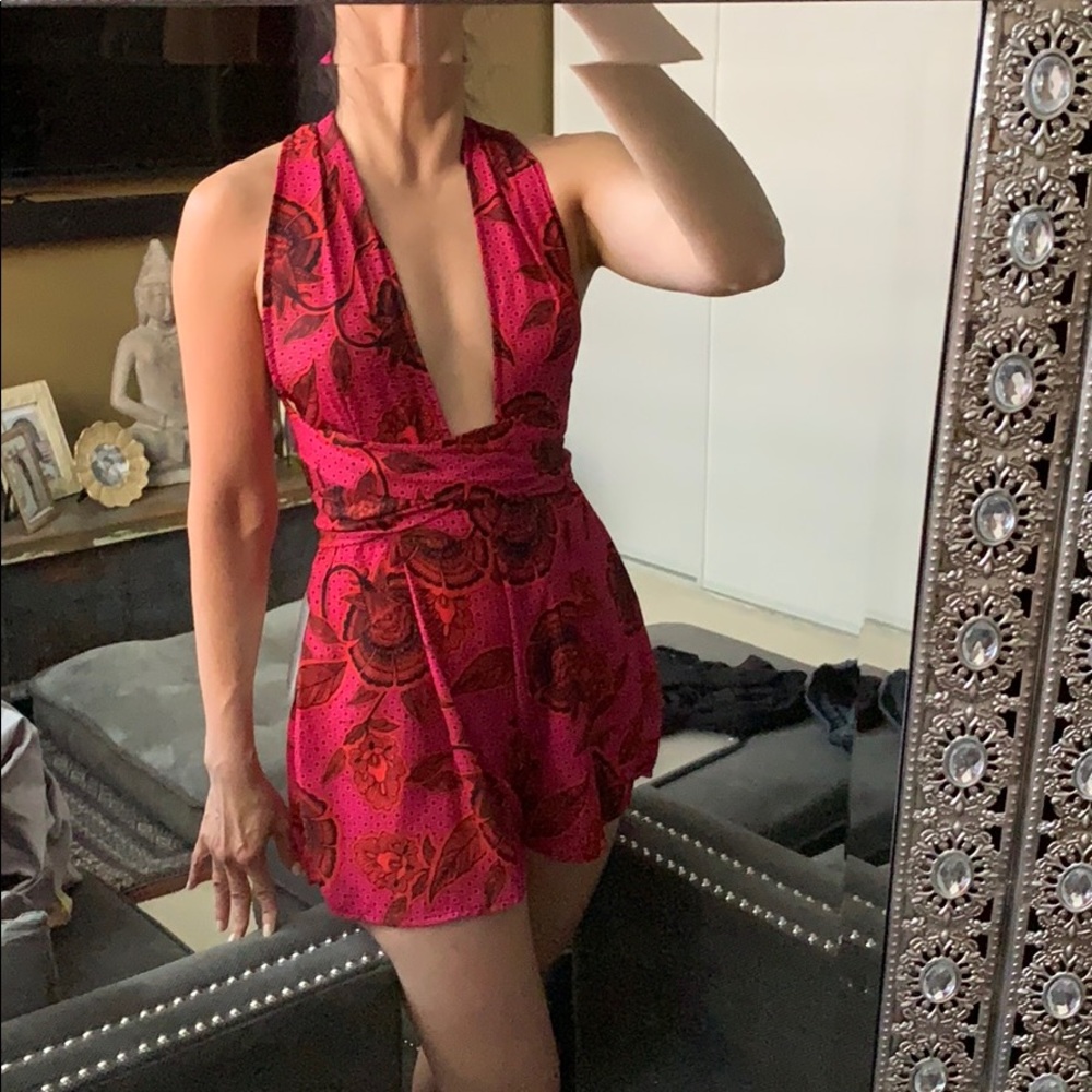 NWT Halter romper. Brand new. Never worn.